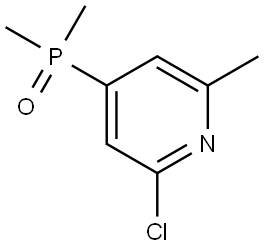 Pyridine, 2-chloro-4-(dimethylphosphinyl)-6-methyl- Struktur