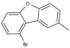 Dibenzofuran, 1-bromo-8-methyl- Structure