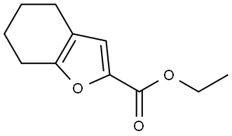 ethyl 4,5,6,7-tetrahydrobenzofuran-2-carboxylate 结构式