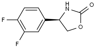 (R)-4-(3,4-difluorophenyl)-1,3-oxazolidin-2-one,312501-06-7,结构式