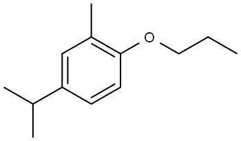 2-Methyl-4-(1-methylethyl)-1-propoxybenzene,31268-70-9,结构式