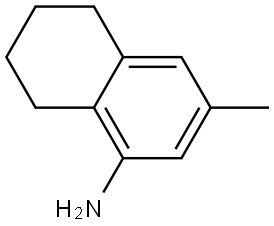 3-甲基-5,6,7,8-四氢萘-1-胺 结构式