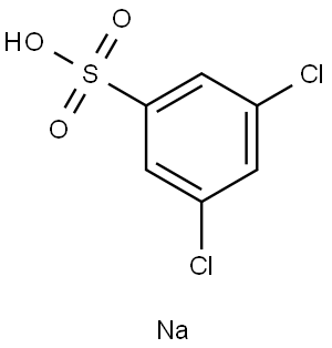 sodium 3,5-dichlorobenzenesulfonate Structure