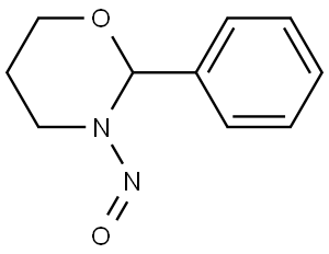 3-nitroso-2-phenyl-1,3-oxazinane Structure