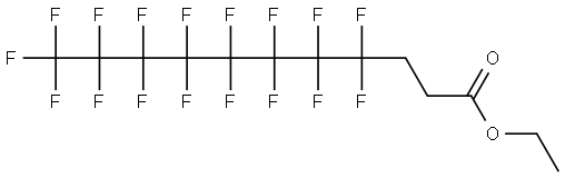 Ethyl 4,4,5,5,6,6,7,7,8,8,9,9,10,10,11,11,11-heptadecafluoroundecanoate,40599-19-7,结构式