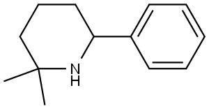 2,2-二甲基-6-苯基哌啶, 408309-75-1, 结构式