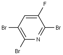 2,3,6-Tribromo-5-fluoropyridine Structure