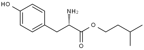 3-methylbutyl (2S)-2-amino-3-(4-hydroxyphenyl)propanoate Structure