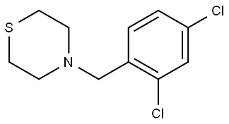 4-[(2,4-Dichlorophenyl)methyl]thiomorpholine 结构式