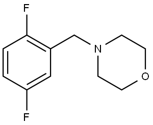 4-(2,5-difluorobenzyl)morpholine Structure