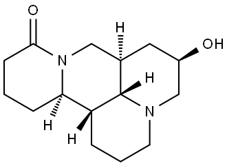 Matridin-15-one, 3-hydroxy-, (3α,5β)- Structure