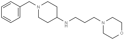 1-benzyl-N-(3-morpholinopropyl)piperidin-4-amine Structure