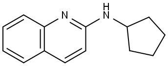 N-Cyclopentyl-2-quinolinamine Struktur