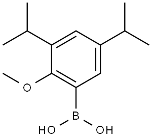 (3,5-diisopropyl-2-methoxyphenyl)boronic acid Struktur