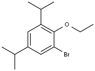 1-bromo-2-ethoxy-3,5-diisopropylbenzene Structure