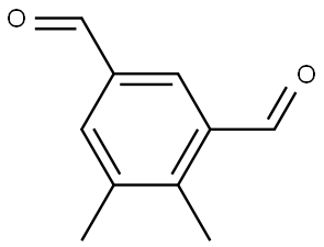 4,5-Dimethyl-1,3-benzenedicarboxaldehyde,46057-96-9,结构式