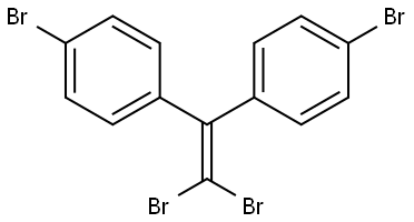 Benzene, 1,1'-(dibromoethenylidene)bis[4-bromo- (9CI) Structure