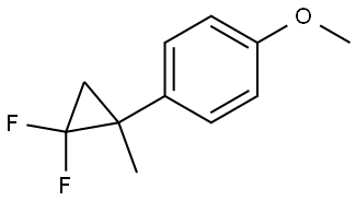 1-(2,2-difluoro-1-methylcyclopropyl)-4-methoxybenzene,52178-70-8,结构式