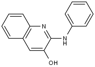 2-(苯基氨基)喹啉-3-醇 结构式