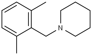 1-[(2,6-Dimethylphenyl)methyl]piperidine 结构式