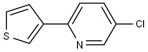 5-chloro-2-(thiophen-3-yl)pyridine|