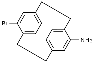 4-Amino-12-bromo[2.2]paracyclophane,56438-86-9,结构式