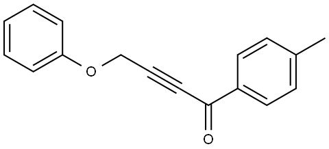 1-(4-Methylphenyl)-4-phenoxy-2-butyn-1-one Structure