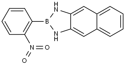 2-(2-nitrophenyl)-2,3-dihydro-1H-naphtho[2,3-d][1,3,2]diazaborole,5804-75-1,结构式