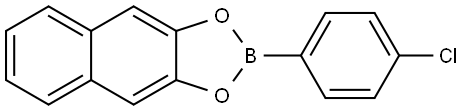 Naphtho[2,3-d]-1,3,2-dioxaborole, 2-(4-chlorophenyl)- 结构式