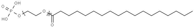 STEARYLPOLYOXYETHYLENEPHOSPHATE Structure