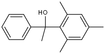 α,2,4,6-Tetramethyl-α-phenylbenzenemethanol 结构式