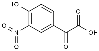 2-(4-HYDROXY-3-NITROPHENYL)-2-OXOACETIC ACID,61560-98-3,结构式