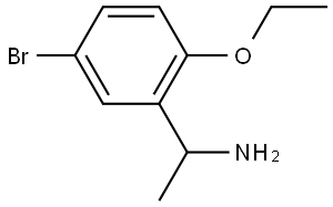 1-(5-BROMO-2-ETHOXYPHENYL)ETHAN-1-AMINE,634150-49-5,结构式