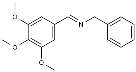 Benzenemethanamine, N-[(3,4,5-trimethoxyphenyl)methylene]-, [N(E)]-