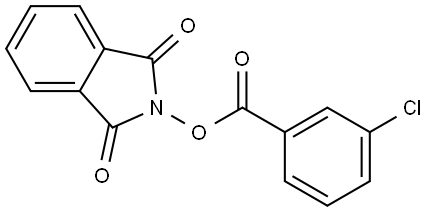 1,3-dioxo-2,3-dihydro-1H-isoindol-2-yl 3-chlorobenzoate 化学構造式