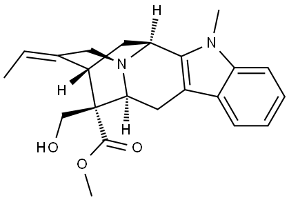 methyl (16R)-17-hydroxy-1-methylsarpagan-16-carboxylate Structure