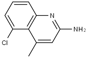 5-chloro-4-methylquinolin-2-amine 化学構造式