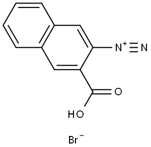 2-carboxy-4-methylbenzenediazonium bromide 结构式