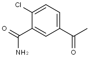5-Acetyl-2-chlorobenzamide,68505-12-4,结构式
