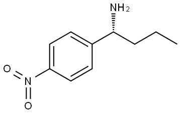 (1R)-1-(4-nitrophenyl)butan-1-amine 结构式