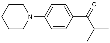 1-Propanone, 2-methyl-1-[4-(1-piperidinyl)phenyl]- Structure