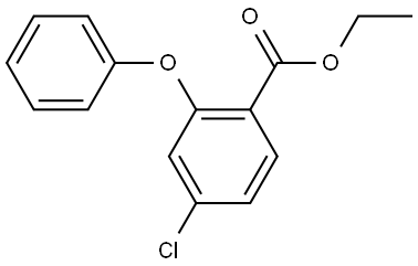 ethyl 4-chloro-2-phenoxybenzoate,702672-89-7,结构式