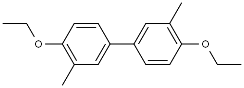 4,4'-Diethoxy-3,3'-dimethyl-1,1'-biphenyl Structure