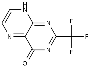 2-(trifluoromethyl)pteridin-4-ol 结构式