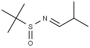 (E) -2-甲基-N-(2-甲基亚丙基)丙烷-2-硫酰胺,729559-12-0,结构式