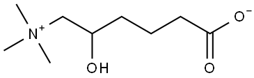 5-hydroxy-6-(trimethylammonio)hexanoate Structure