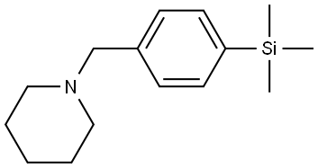 1-[[4-(Trimethylsilyl)phenyl]methyl]piperidine,742634-80-6,结构式