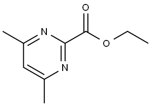 ethyl 4,6-dimethylpyrimidine-2-carboxylate Structure