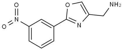 2-(3-NITRO-PHENYL)-OXAZOL-4-YL-METHYLAMINE 结构式