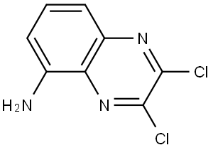 2,3-dichloroquinoxalin-5-amine 化学構造式